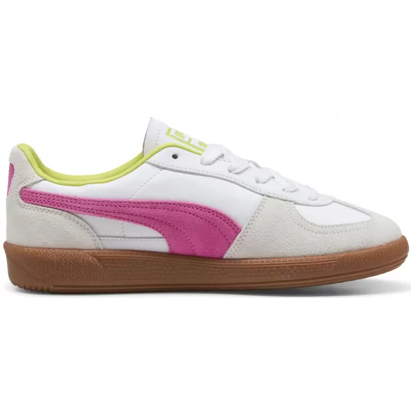 Pantofi pentru bărbați PUMA PALERMO LTH 39646425 CÂINE PUMA WHITE/FLURU PINK 