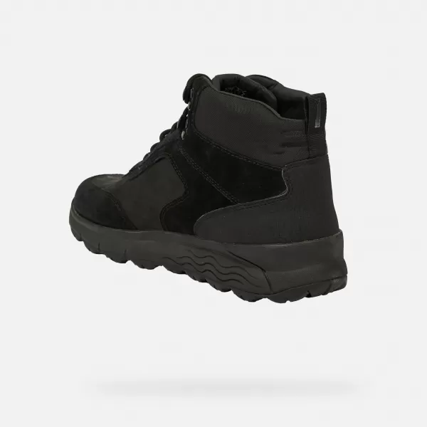  Pantofi pentru bărbați GEOX SPHERICA 4X4 B ABX G011180 NEGRU 