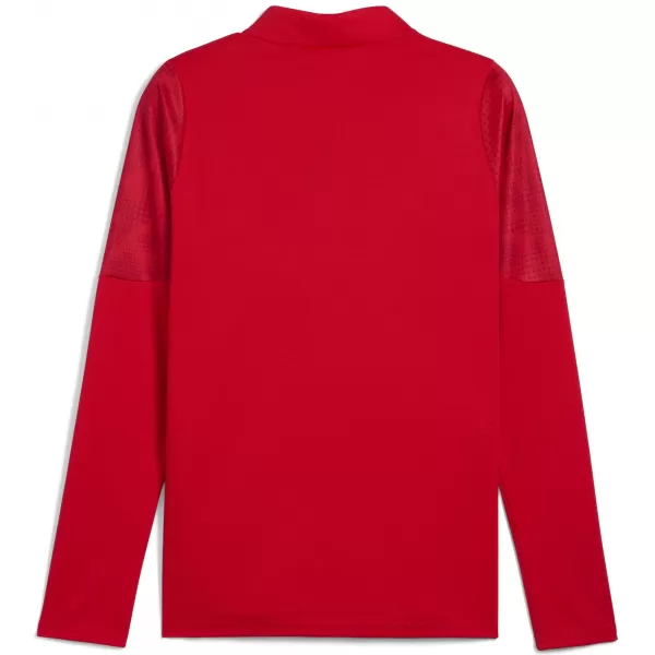  Sacou PUMA TEAMCUP TRAINING JACKET 659165_01 PUMA RED/PUMA SILVER 