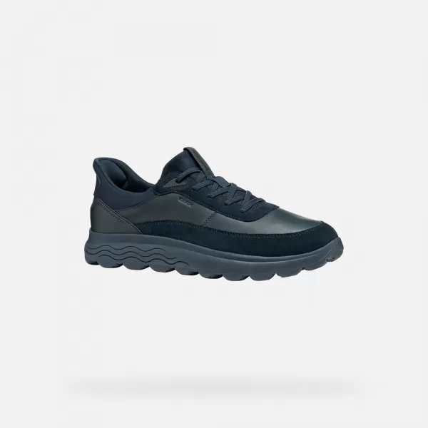  Adidași pentru bărbați GEOX SPHERICA PLUS G011480 ALBASTRU ÎNCHIS 