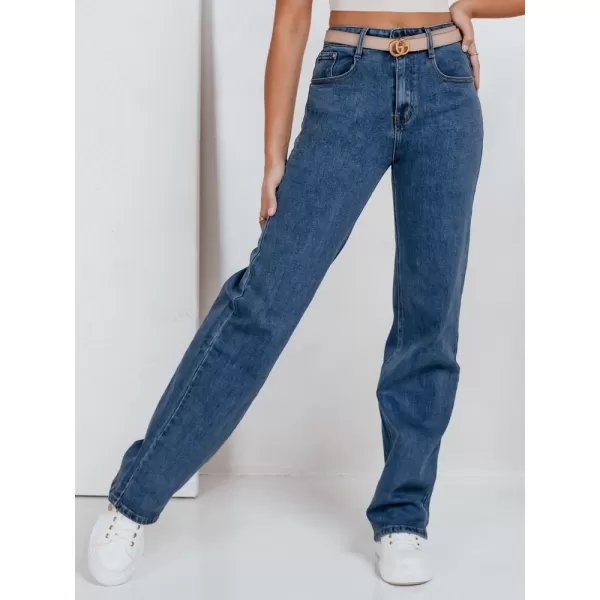  Pantalonii pentru doamne DSTREET UY2770 ALBASTRU 