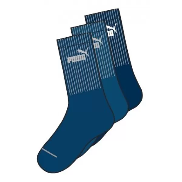  Șosete pentru bărbați PUMA CREW SOCK 3P 88035503 MARINA 