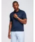 Mens t -thirt cu guler OMBRE OM-POSS-0150 ALBASTRU MARIN