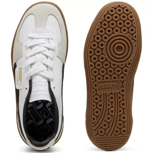  Pantofi pentru bebeluși PUMA PALERMO LTH JR 39727501 PUMA WHITE/VAPOR GRAY/GUM 