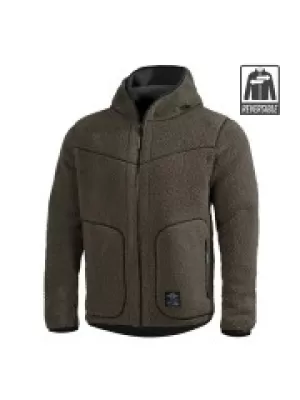 Hanorac fleece PENTAGON IANOS SHERPA 2 K09057 NEGRU/GRI LUP
