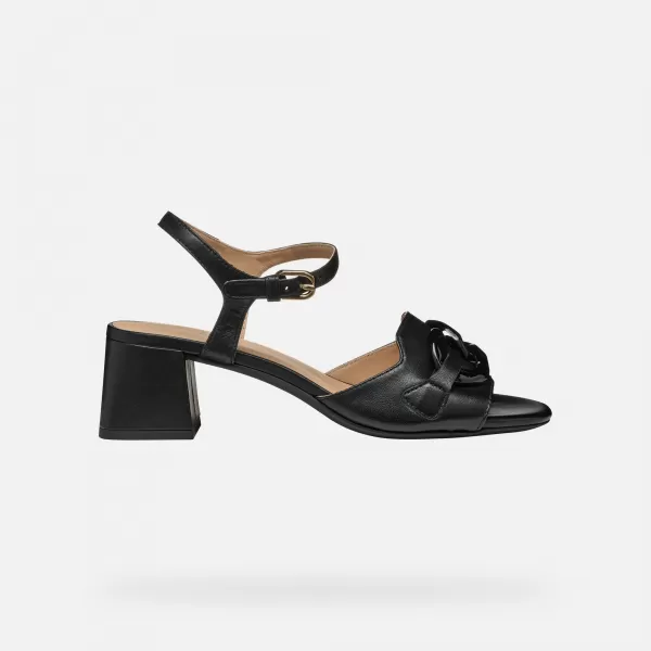  Sandale de dama GEOX NEW ERAKLIA 50 T NEGRU 