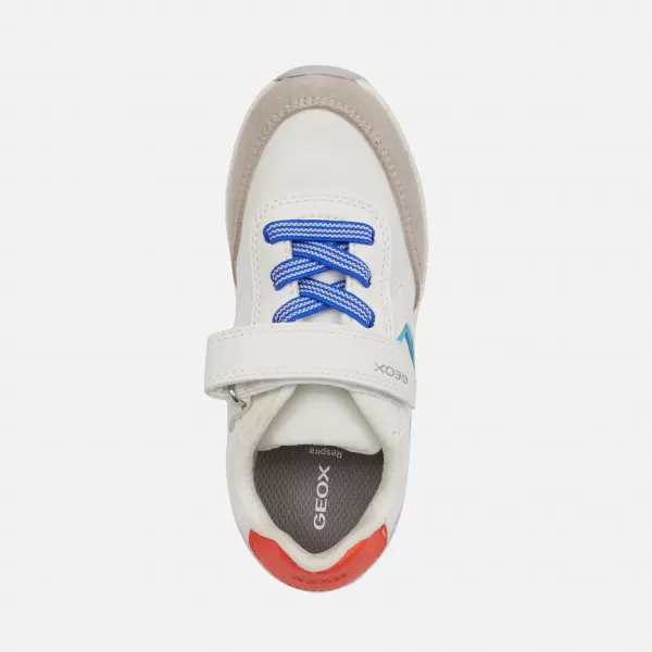  Adidași pentru băieți GEOX ALBEN ALB 