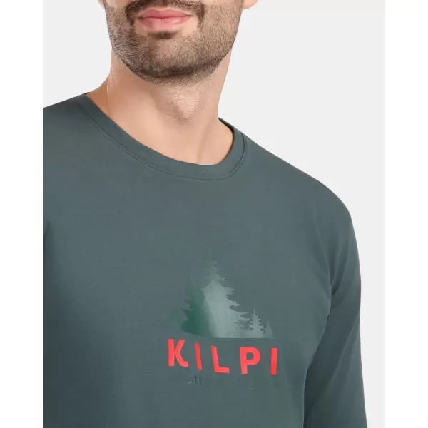  Tricou pentru bărbați KILPI BASE-M ZM0301KI VERDE ÎNCHIS 