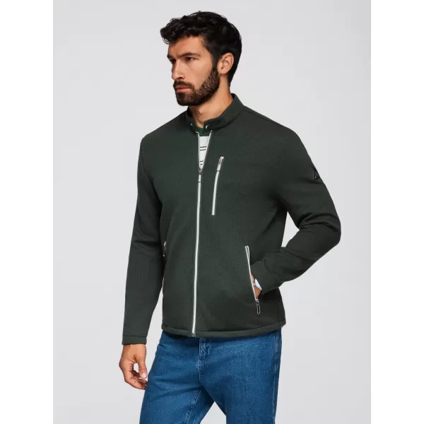  Sacou OMBRE OM-JANP-0229 VERDE ÎNCHIS 
