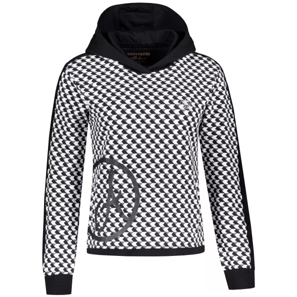  Hanorac de dama ALTISPORT GILL NEGRU/ALB 