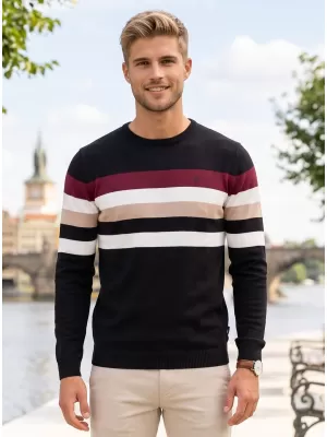 Pulover pentru bărbați ALTISPORT GABRIEL NEGRU