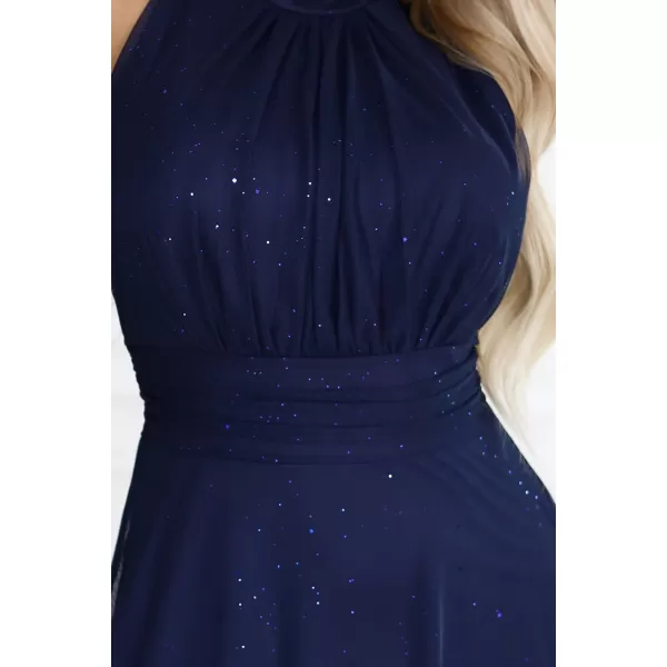  Rochie NUMOCO 636-2 ALBASTRU ÎNCHIS 
