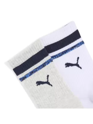 Șosete PUMA BOYS HERITAGE STRIPE CR 94722701 ALB/ALBASTRU