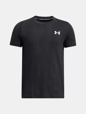 Tricou băieți UNDER ARMOUR VANISH SEAMLESS SS 1388130-001 NEGRU