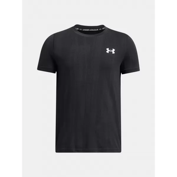  Tricou băieți UNDER ARMOUR VANISH SEAMLESS SS 1388130-001 NEGRU 