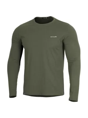 tricou PENTAGON AGERON 2.0 LONG ARM SHIRT K09029 VERDE MĂSLINIU