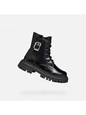 Botine pentru fete GEOX MAQUINNENS J56M6C000CNC9999 NEGRU