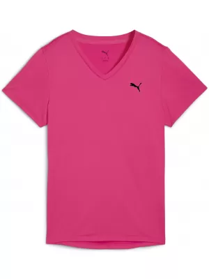 Cămaşă PUMA W TAD ESSENTIAL VNECK TEE 52589099 ROZ STRĂLUCITOR