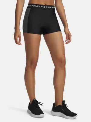 Pantaloni scurți de damă UNDER ARMOUR UA HG RIB SHORTY 6004852-001 NEGRU