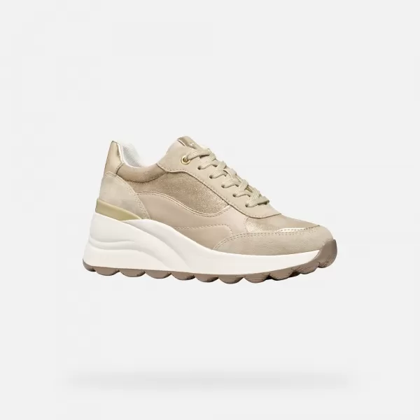 Adidași de damă GEOX SPHERICA EC13 G009316 CREMOS 