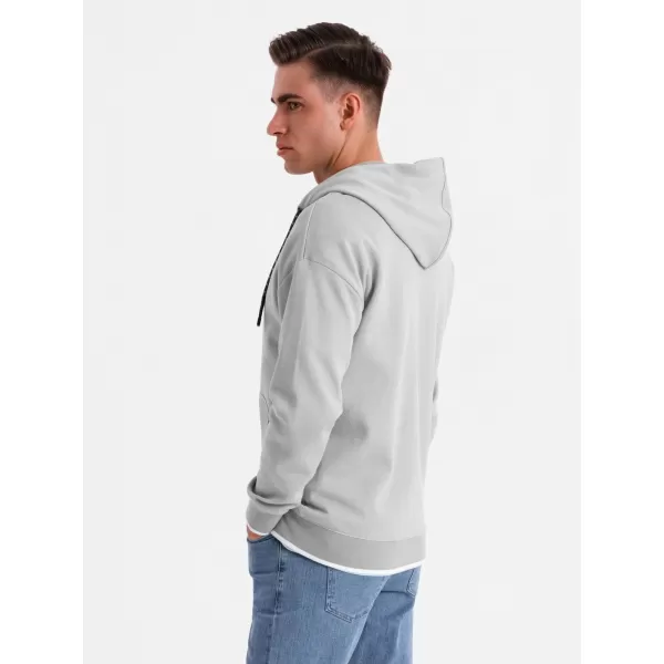  Panoul pentru bărbați OMBRE BLACK OM-SSZP-0210 GRI 