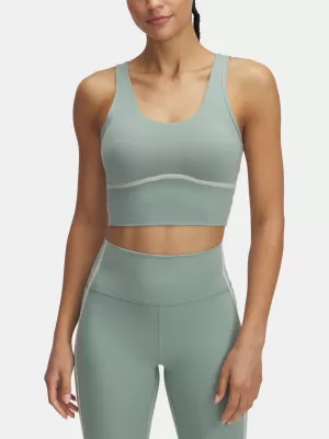 Maieu de damă UNDER ARMOUR MERIDIAN PIPED CROP TANK 6003529-348 VERDE