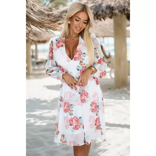  Rochie NUMOCO 388-3 FLORI COLORATE 
