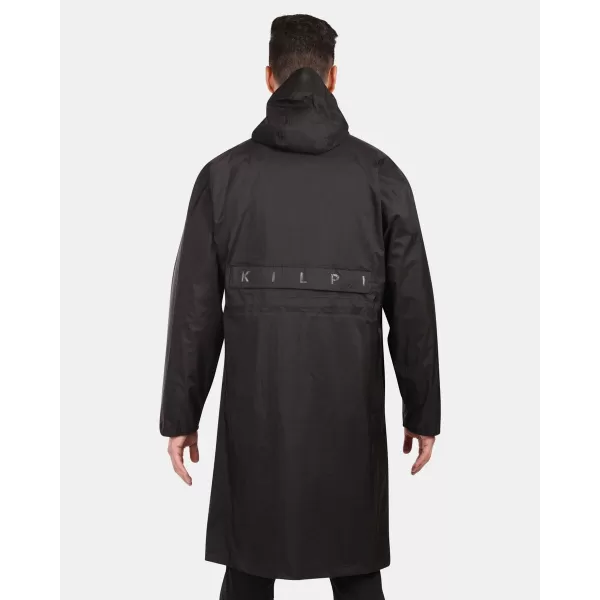  Pelernă de ploaie pentru bărbați KILPI TEAM RAINCOAT-U ZU0105KI NEGRU 