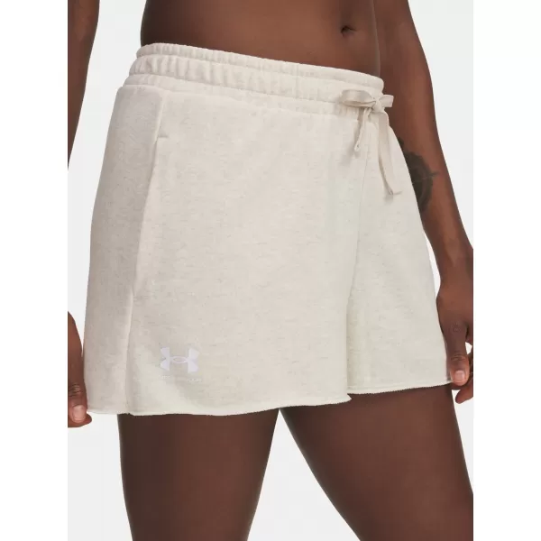  Pantaloni scurți de damă UNDER ARMOUR UA RIVAL TERRY SHORT 1389657-783 MARO 