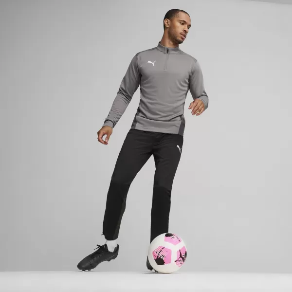  Cămaşă PUMA TEAMGOAL TRAINING 1/4 ZIP TO 658629_13 FONTĂ/ALB/GRI DE UMBRĂ 