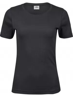 Tricou de dama TEE JAYS | TJ 580 GRI ÎNCHIS