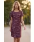 Tricou premium extins pentru femei ALTISPORT VOJ/ALW084SAT02 MINEREU