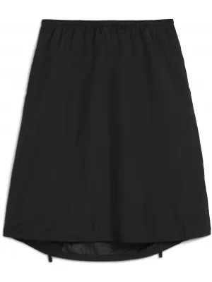 Fusta doamnelor PUMA DARE TO WOVEN MIDI SKIRT 63215001 PUMA NEGRU