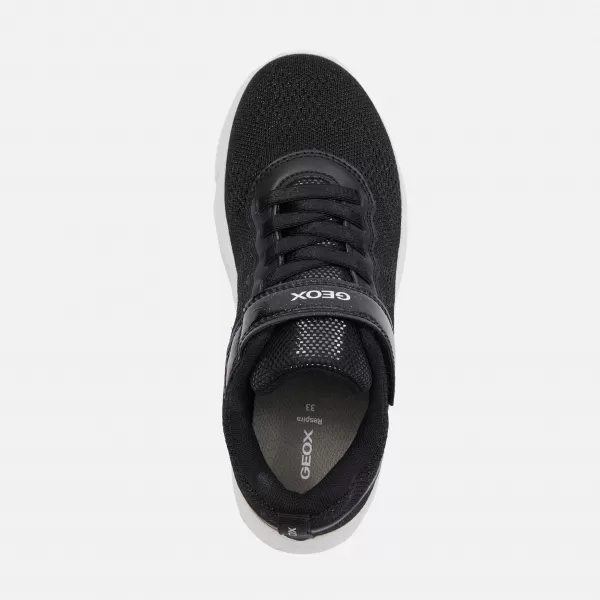  Adidași pentru fete GEOX ARIL NEGRU 