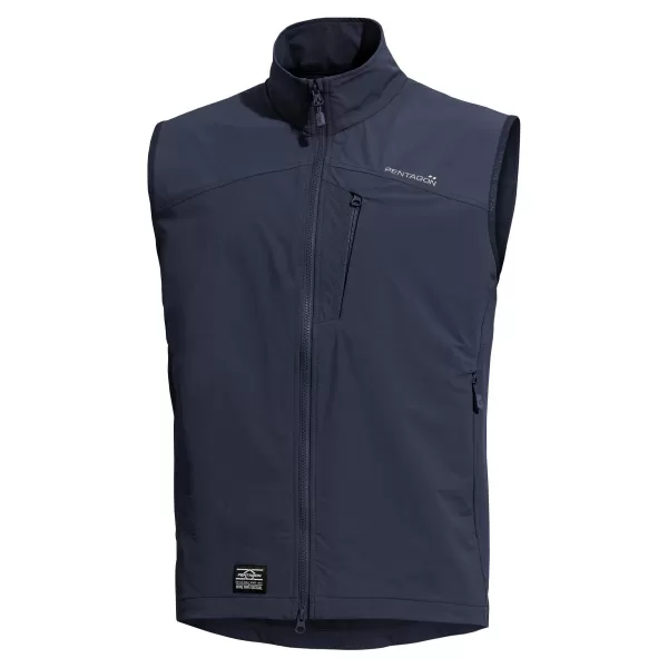  Vesta pentru bărbați PENTAGON ELITE SOFTSHELL VEST K04014 ALBASTRU MIEZUL NOPȚII 