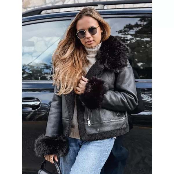  Geaca de dama DSTREET TY5244 NEGRU 