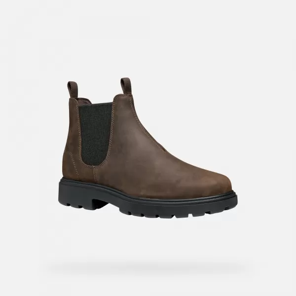  Pantofi pentru bărbați GEOX SPHERICA EC7 G011185 MARO ÎNCHIS 