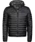 Jachetă pentru bărbați TEE JAYS | TJ 9610 MELANGE NEGRU/NEGRU