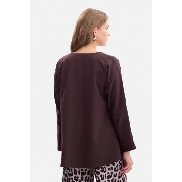  Bluza de dama BEWEAR B304 CIOCOLATA NEAGRA 