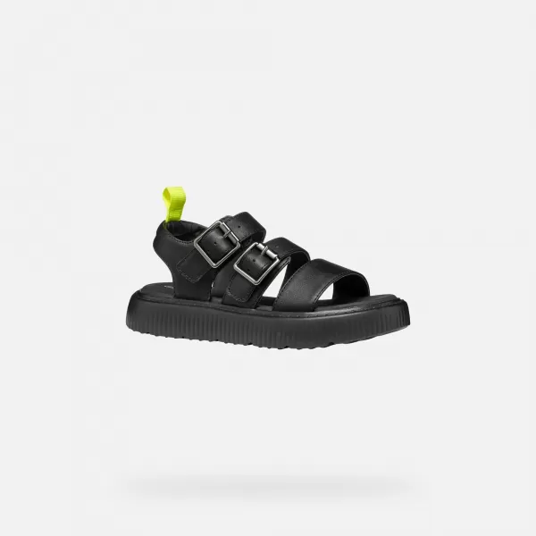  Sandale pentru fete GEOX KODETTE J55DBG000BCC9999 NEGRU 