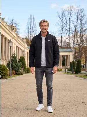 Hanorac pentru bărbați ALTISPORT OMAL NEGRU