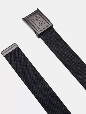 Cureaua pentru barbati UNDER ARMOUR M STRETCH WEBBING BELT 1383935-001 NEGRU