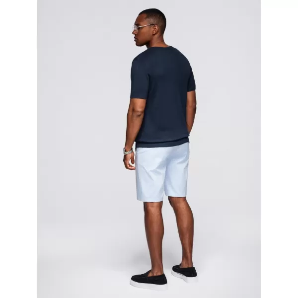  Tricou pentru bărbați OMBRE OM-TSCT-0252 ALBASTRU MARIN 