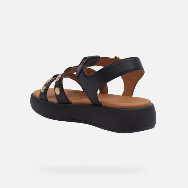  Sandale de dama GEOX CAMALEI G000986 NEGRU 