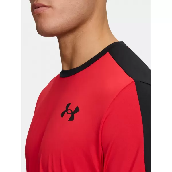  Tricou pentru bărbați UNDER ARMOUR UA HG WORDMARK SS 6007758-600 ROŞU 
