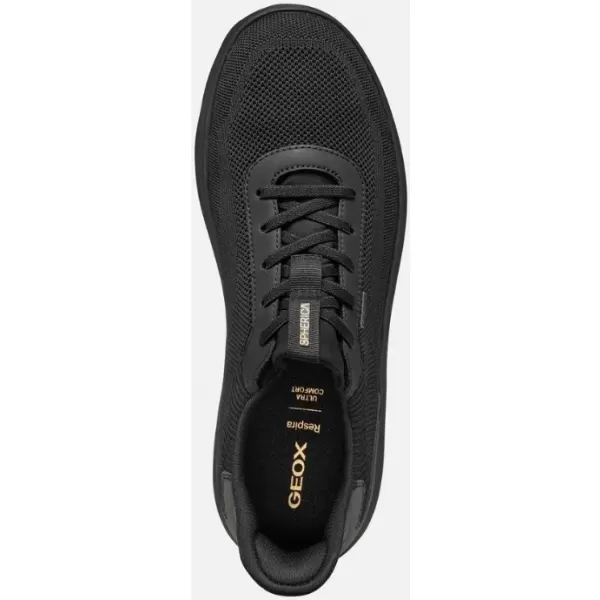 Adidași pentru bărbați GEOX SPHERICA PLUS NEGRU 