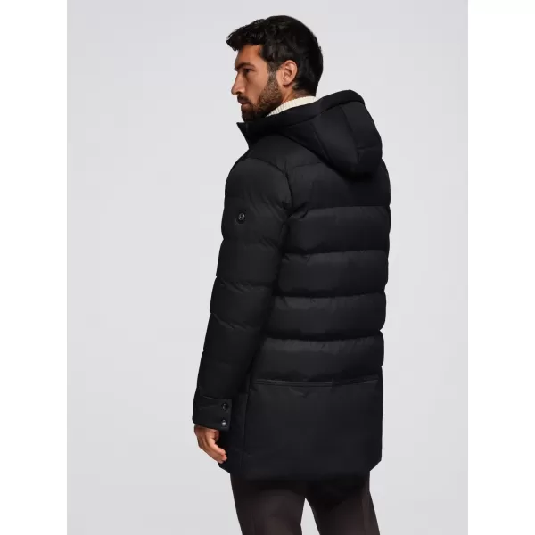  Palton pentru bărbați OMBRE OM-JALJ-0264 NEGRU 