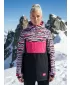 Geaca de iarna dama ALTISPORT GANICE NEGRU/ROZ