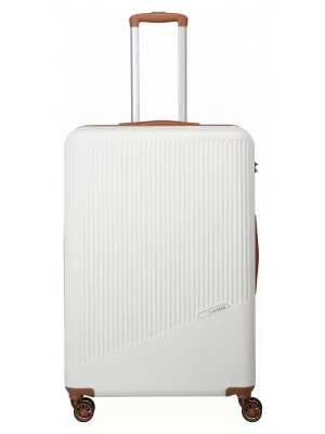 Valiză TRAVELITE BALI L ALB/COGNAC