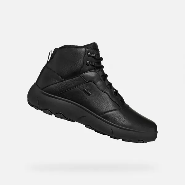  Botine pentru bărbați GEOX NEBULA + GRIP AB G006828 NEGRU 